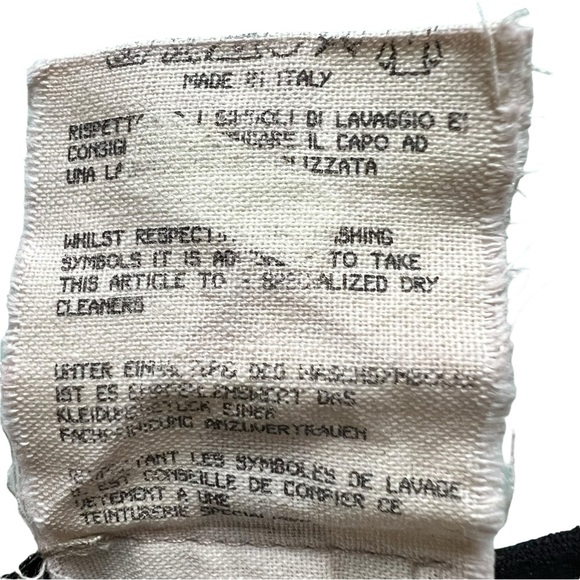 Jean Paul Gaultier Fuzzi Wide Leg Black Pants High Rise Size XL - Picture 6 of 12